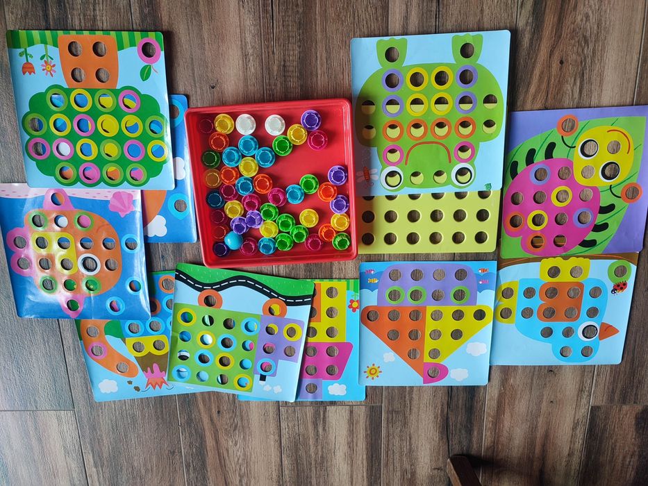 Układanka guzikowa dla dzieci