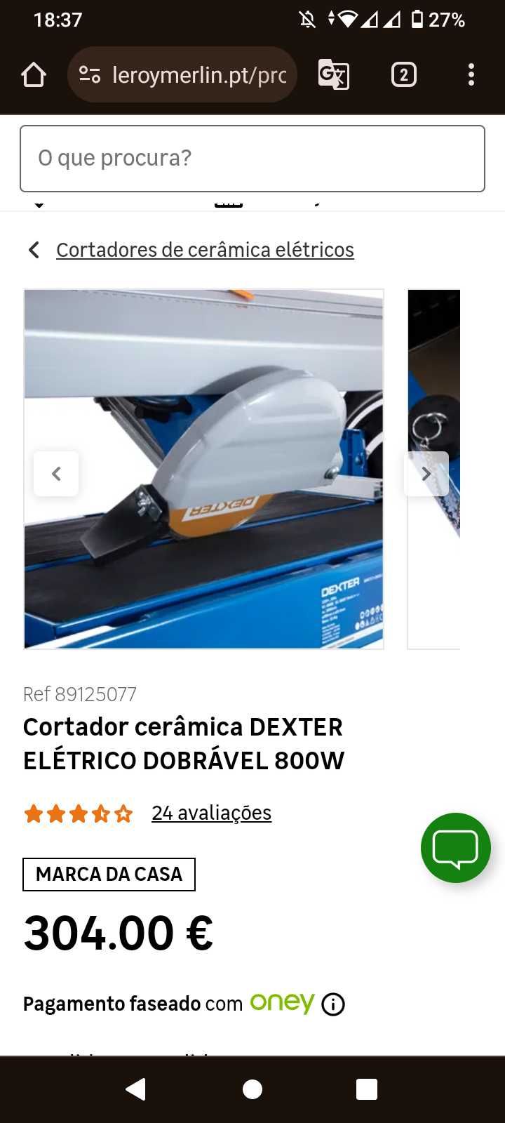 Vendo cortador cerâmico dexter