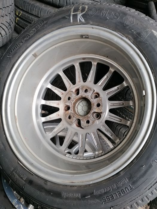 Koła ZIMOWE z felgami aluminiowymi BMW ładny kpl ZOBACZ!