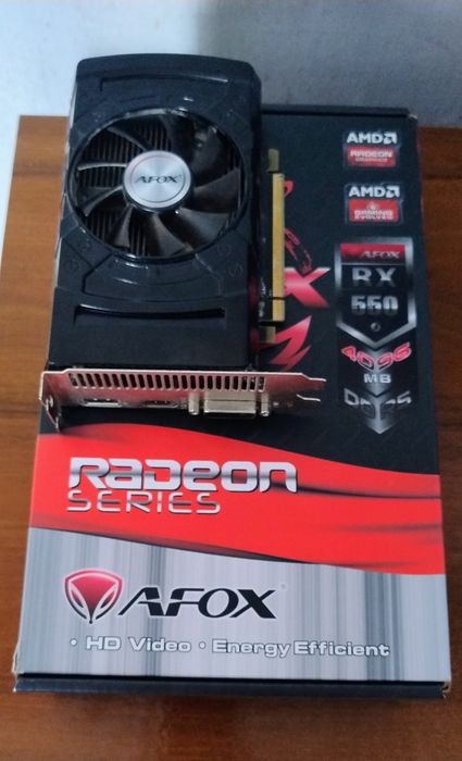 Відеокарта Afox RX 550 4GB