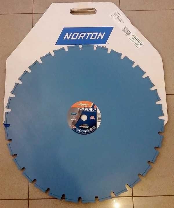 Tarcz Norton Clipper BS-12 do silikatów silki cegieł 650mm / 25,4