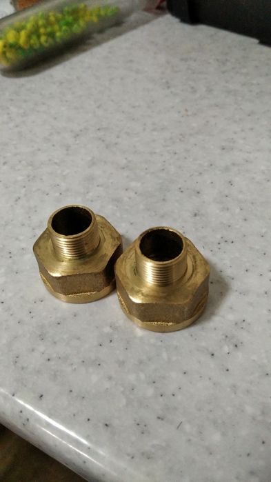 Комплект перехідників для шлангів змішувача/смесителя США 9/16 на 1/2