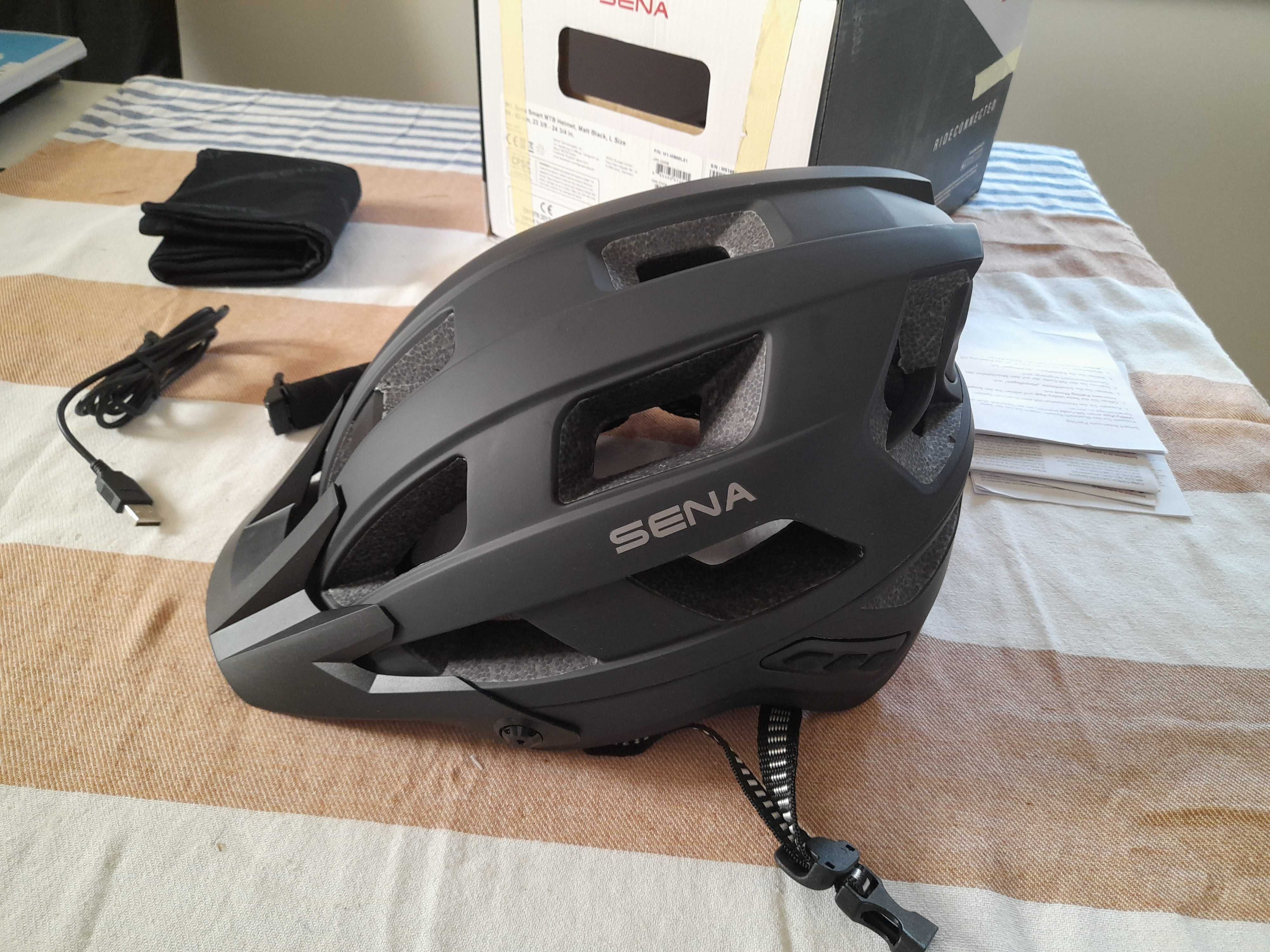 Kask rowerowy Sena Smart MTB M1 Black Matt r. L 59-63 cm