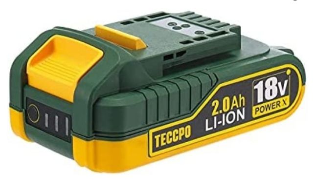Акумуляторна батарея TECCPO 18 В, змінна батарея 2,0 Аг, для всіх акум