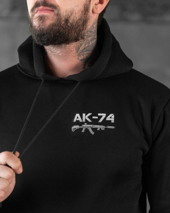 Тактичне худі AK-74 на флісі  Чоловіче тепле  світшот Без передоплати!