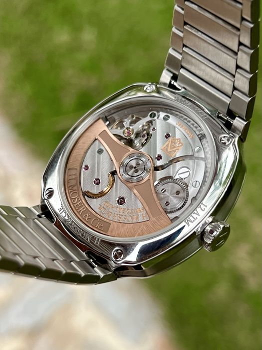 H.Mosier &Cie streamliner green centre Second , rolex omega Ap