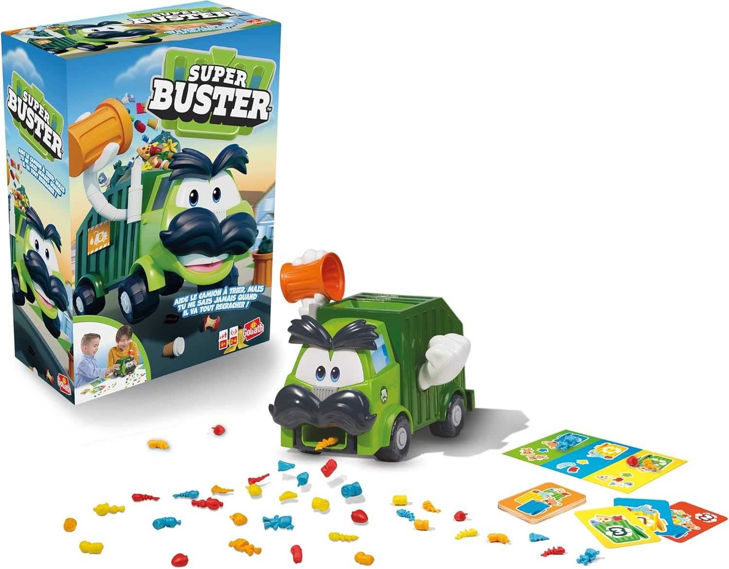 Gra zręcznościowa Wesoła Śmieciarka Goliath Games Super Buster C330