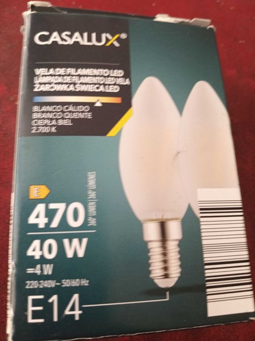 Żarówki LED E14 ciepła biel CASALUX