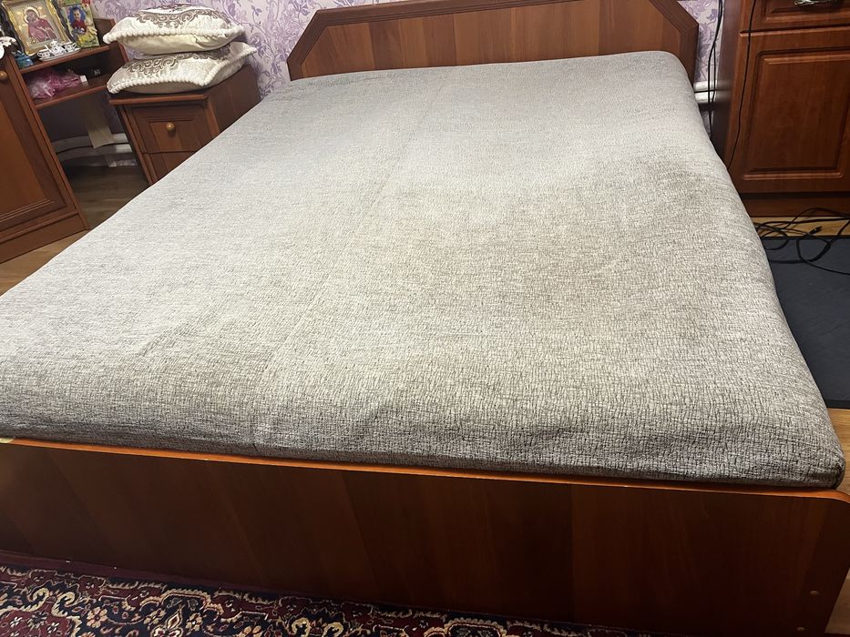 Ліжко двухспалка з диваном