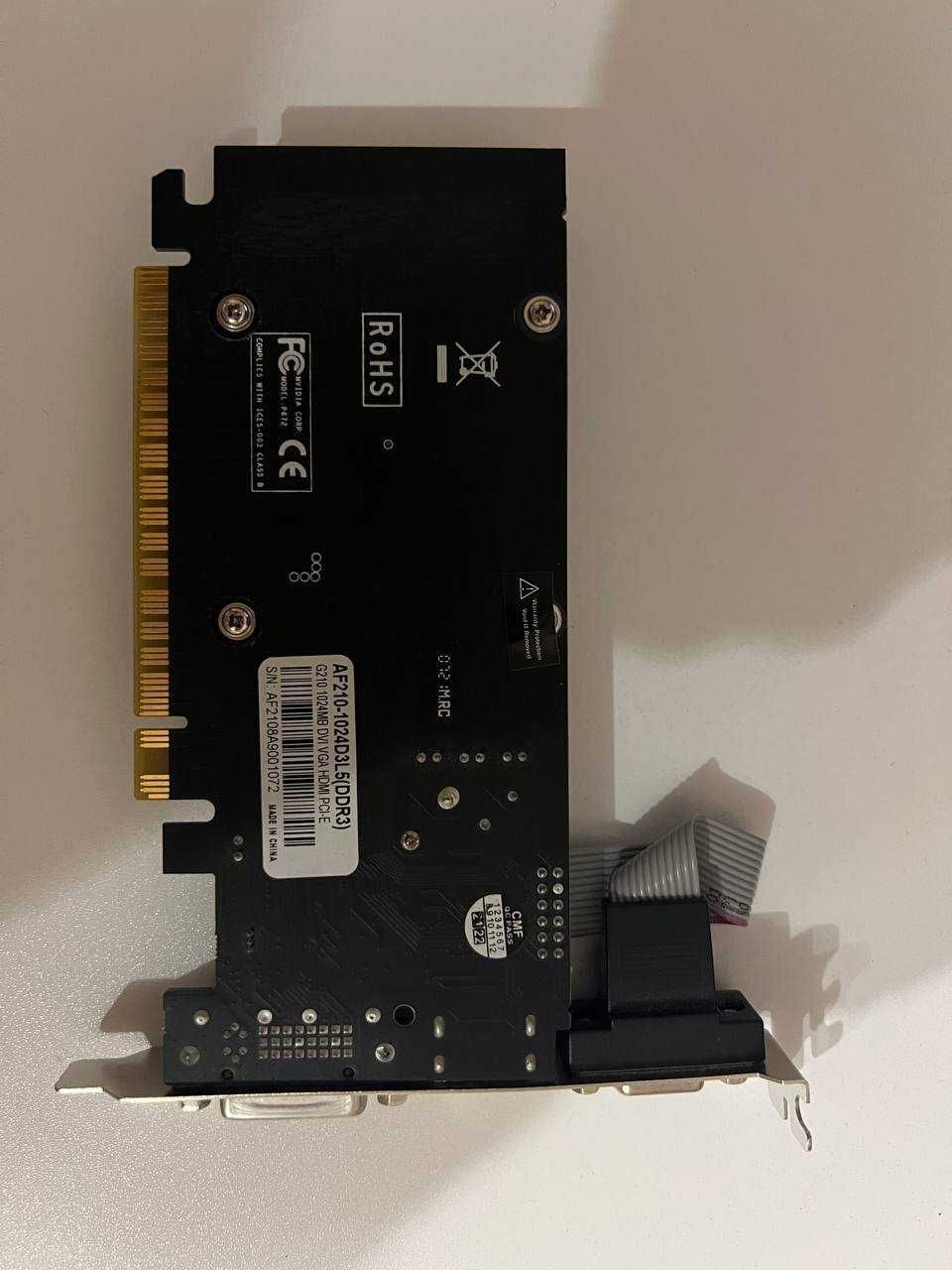 відеокарта  geforce g210 1gb AF210-1024D3L5(DDR3)