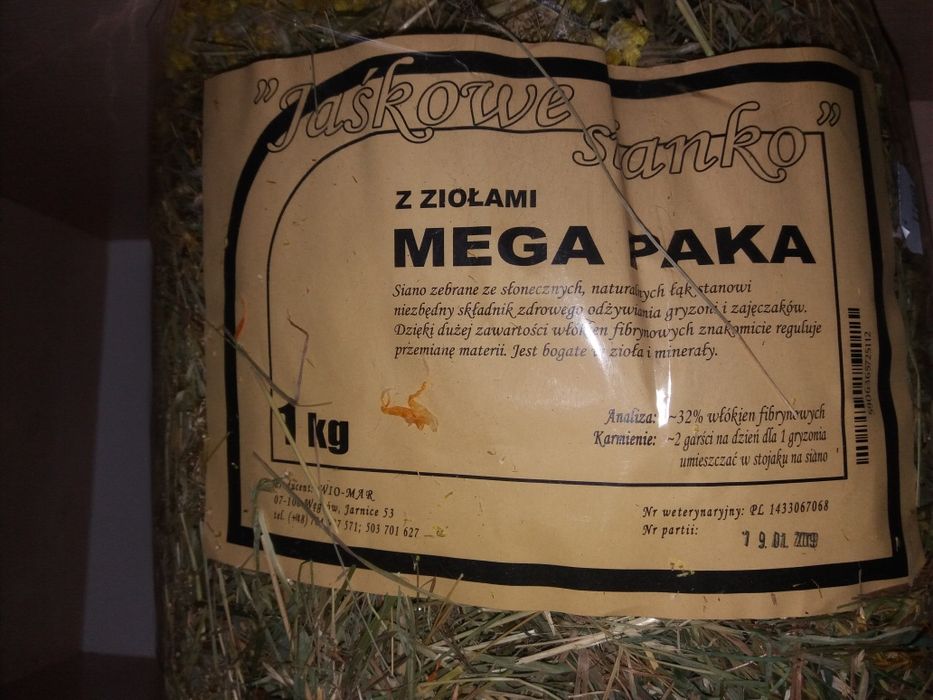 Siano Jaśkowe Mega Paka 1kg. Wołomin