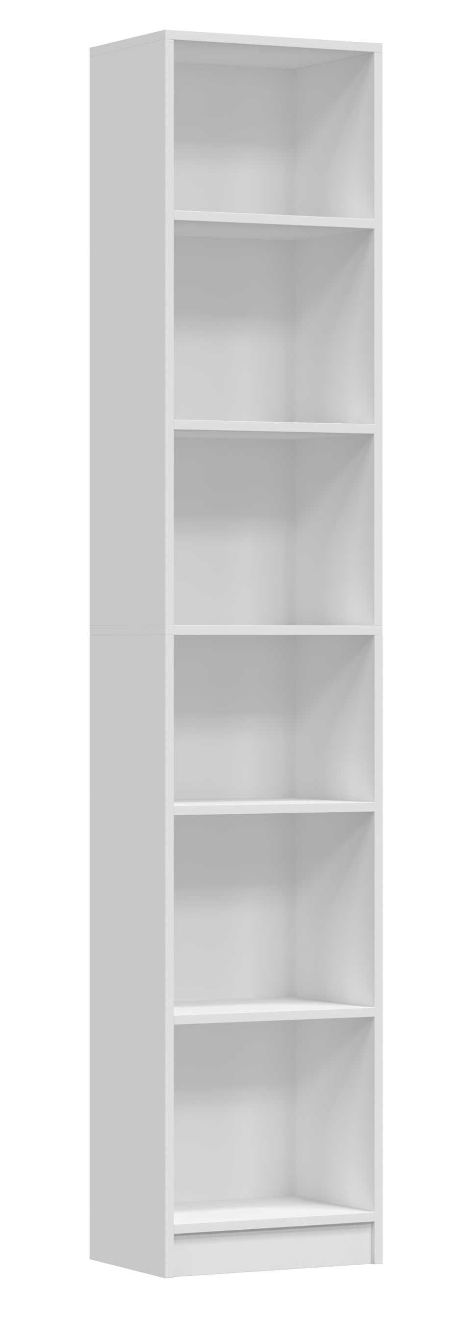 Witryna Regał W40 PAFOS 40 cm Półki Szafka Książki Biały