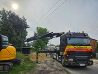 Usługi transportowe HDS transport maszyn kontener laweta dźwig TANIO