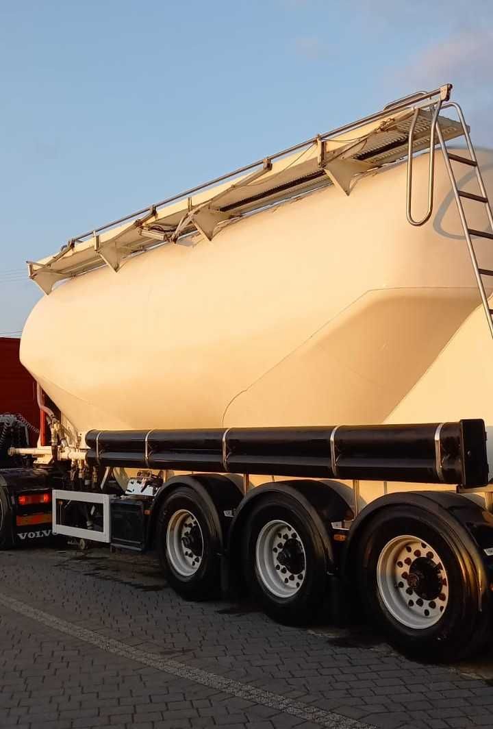 Cysterna cementowóz Feldbinder EUT 36.3 cementonaczepa.