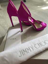 Szpilki Jimmy Choo fuksja rozmiar 37