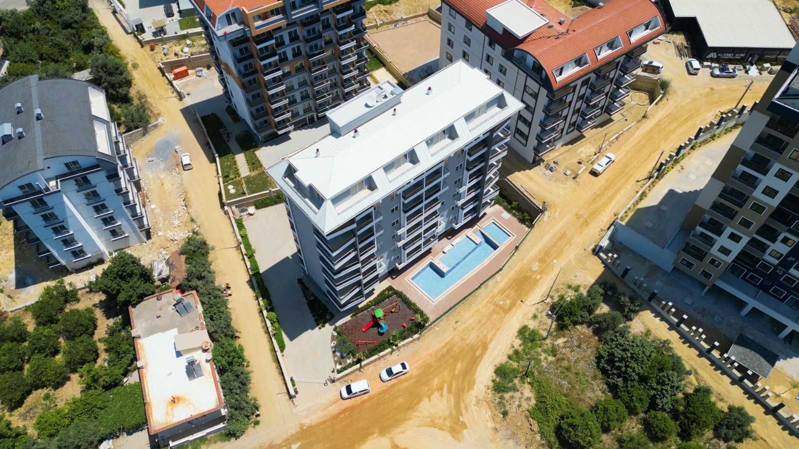 Готова квартира за супер ціною в будинку з басейном/Авсаллар Туреччина