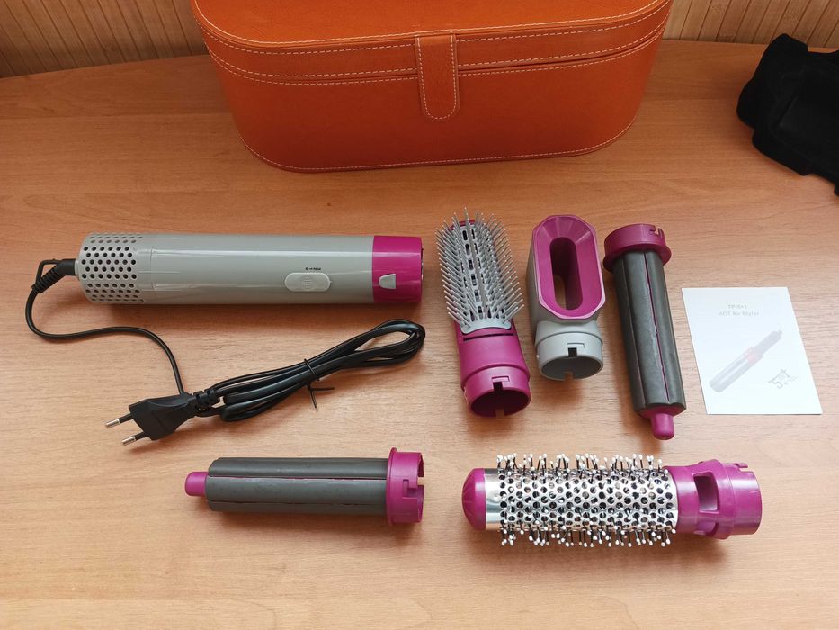 Стайлер для волос 5 в 1 + Кеи?с чехол Hair Brush