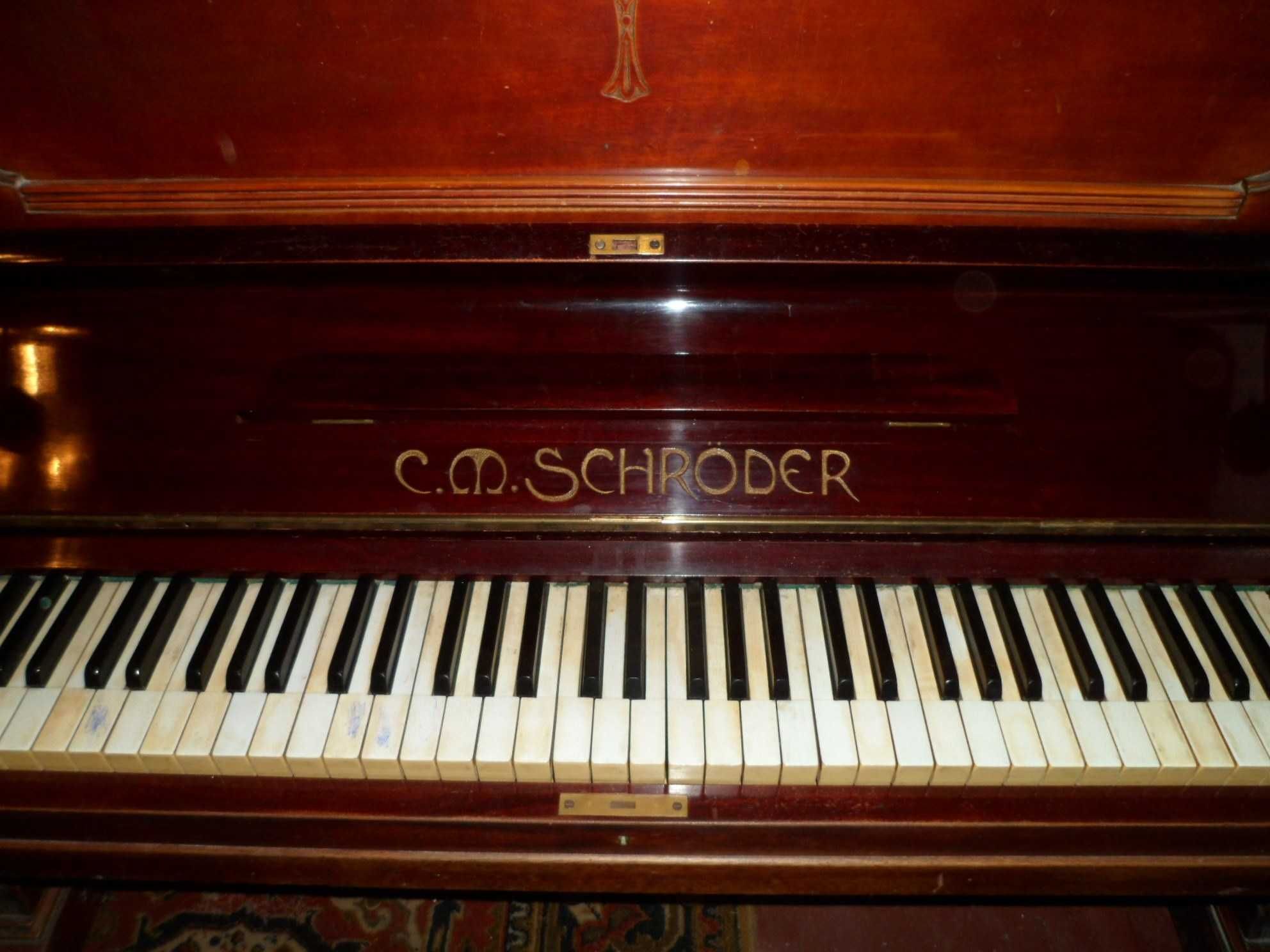 Старовинне, антикварне фортепіано Шредер (S.M.SCHREDER) 145 років