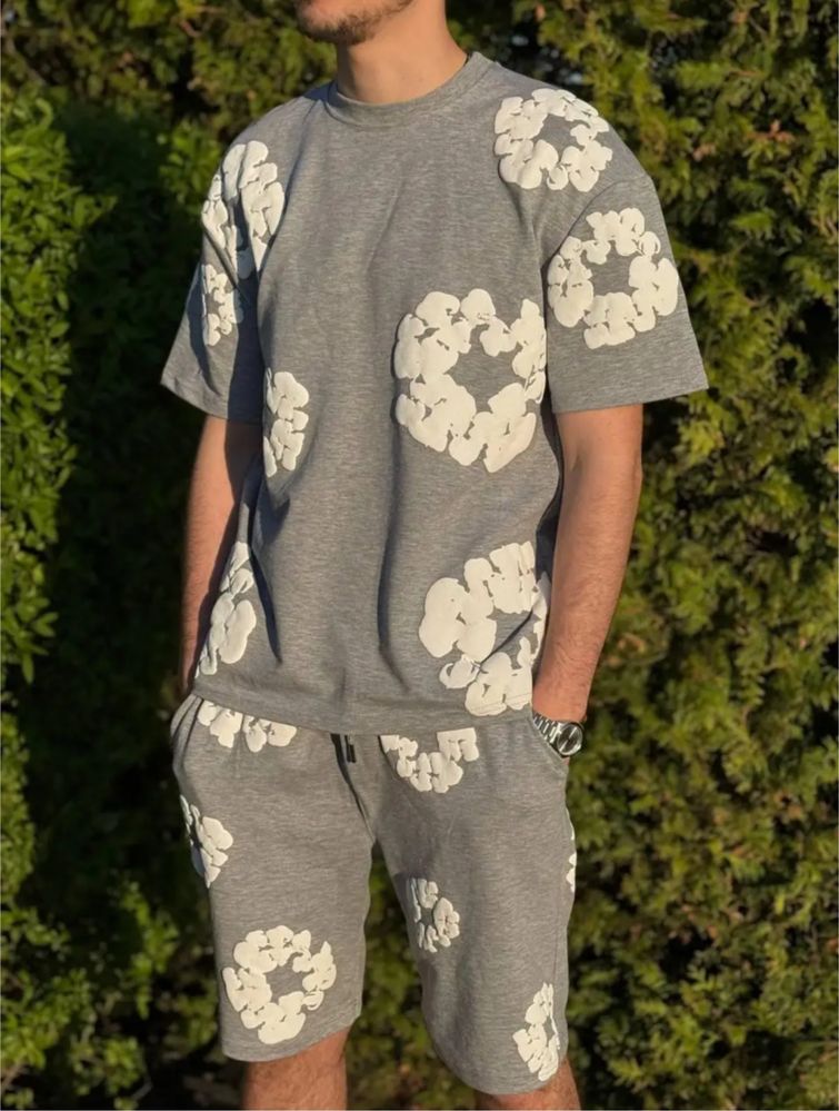 Top Denim Tears комплект костюм футболка шорти розмір S-XXL