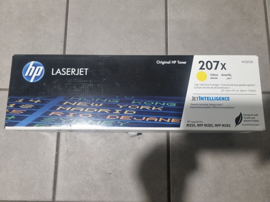 Toner HP 207x żółty - Oryginalny!