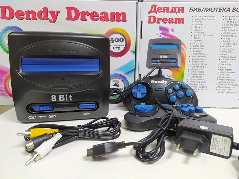 Приставка Денди на 300 игр Dendy Dream Сюбор Картридж NES Марио Танчик