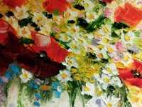 obraz olejny "Bukiet kwiatów" 40x50