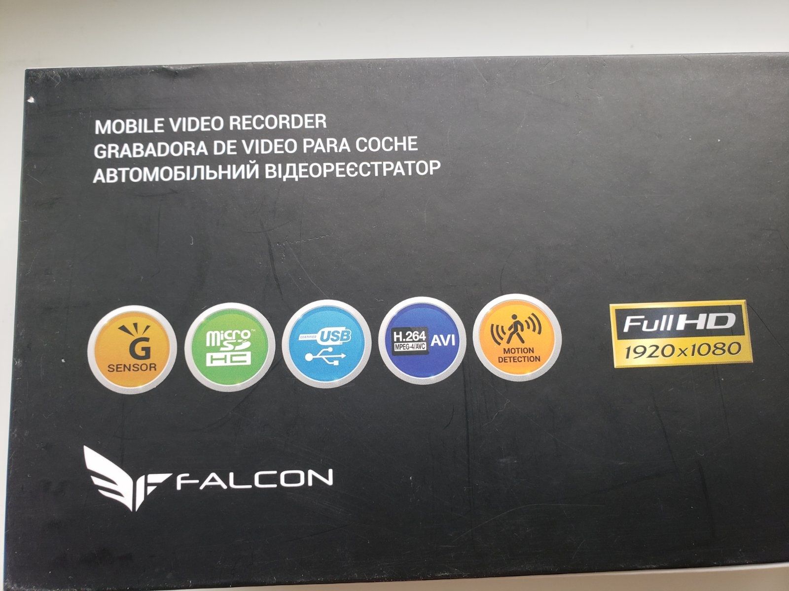 АвтоВидеорегистратор Falcon HD80-LCD