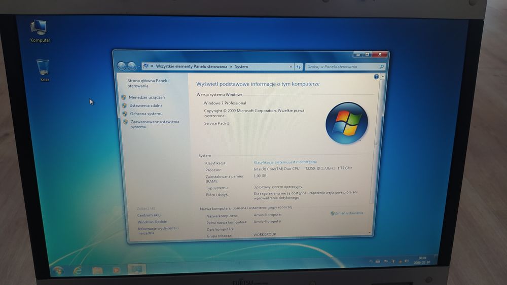 Laptop Fujitsu Siemens Amilo Pro v3505