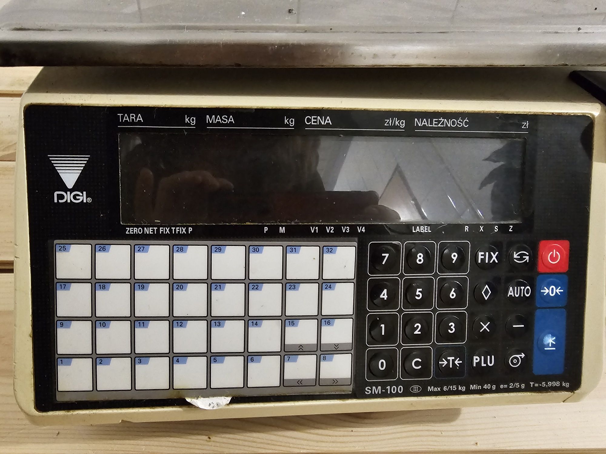 Waga etykietująca DIGI SM-100 elektoniczna na etykiety
