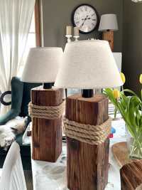 Lampa z drewna, lampka nocna drewniana Wood Art