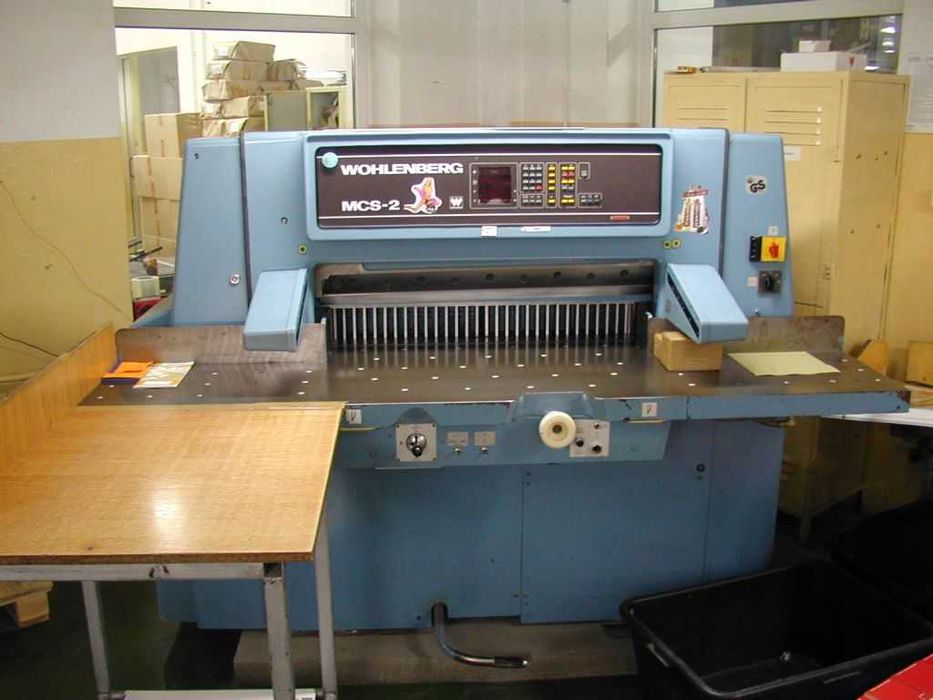 Krajarka - gilotyna do papieru– WOLENBERG MCS -2  92cm