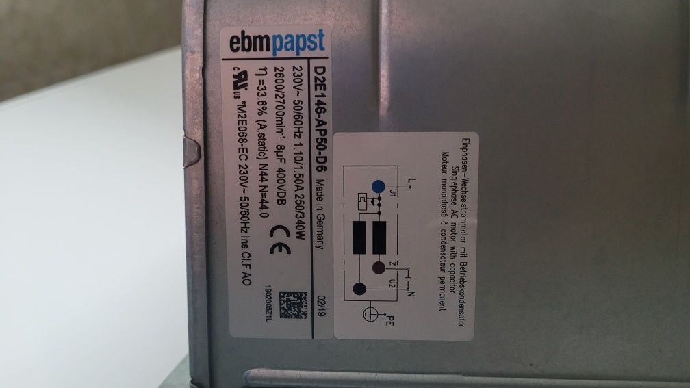 Wentylator EBM Papst D2E146-AP50 / D2E146-AP47