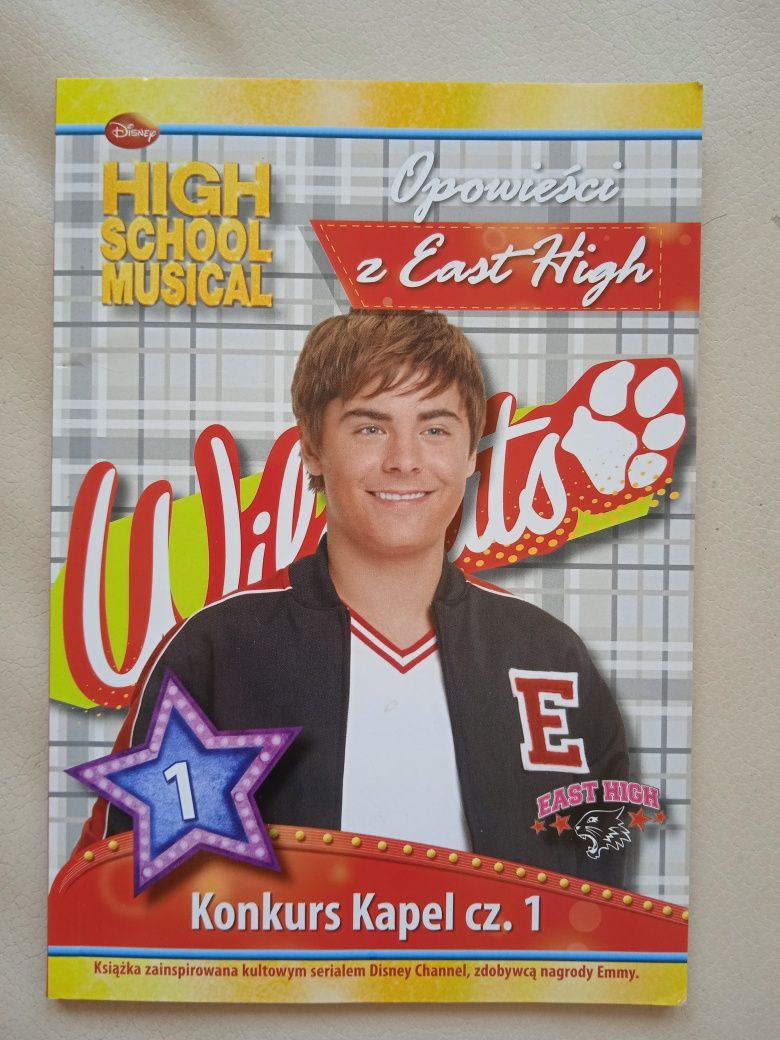 Książka High School Musical - Konkurs Kapel Zac Efron Opowieści Disney