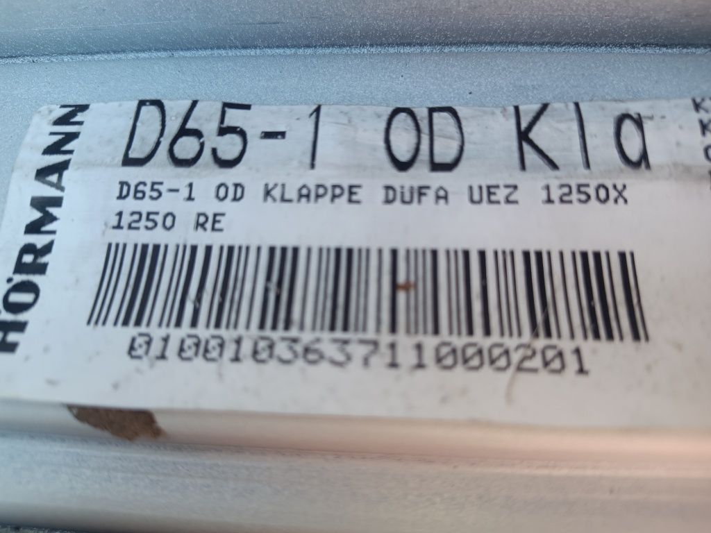 Hormann drzwi klapa