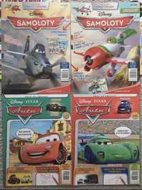 Zestaw gazetki disney pixar auta samoloty plakaty
