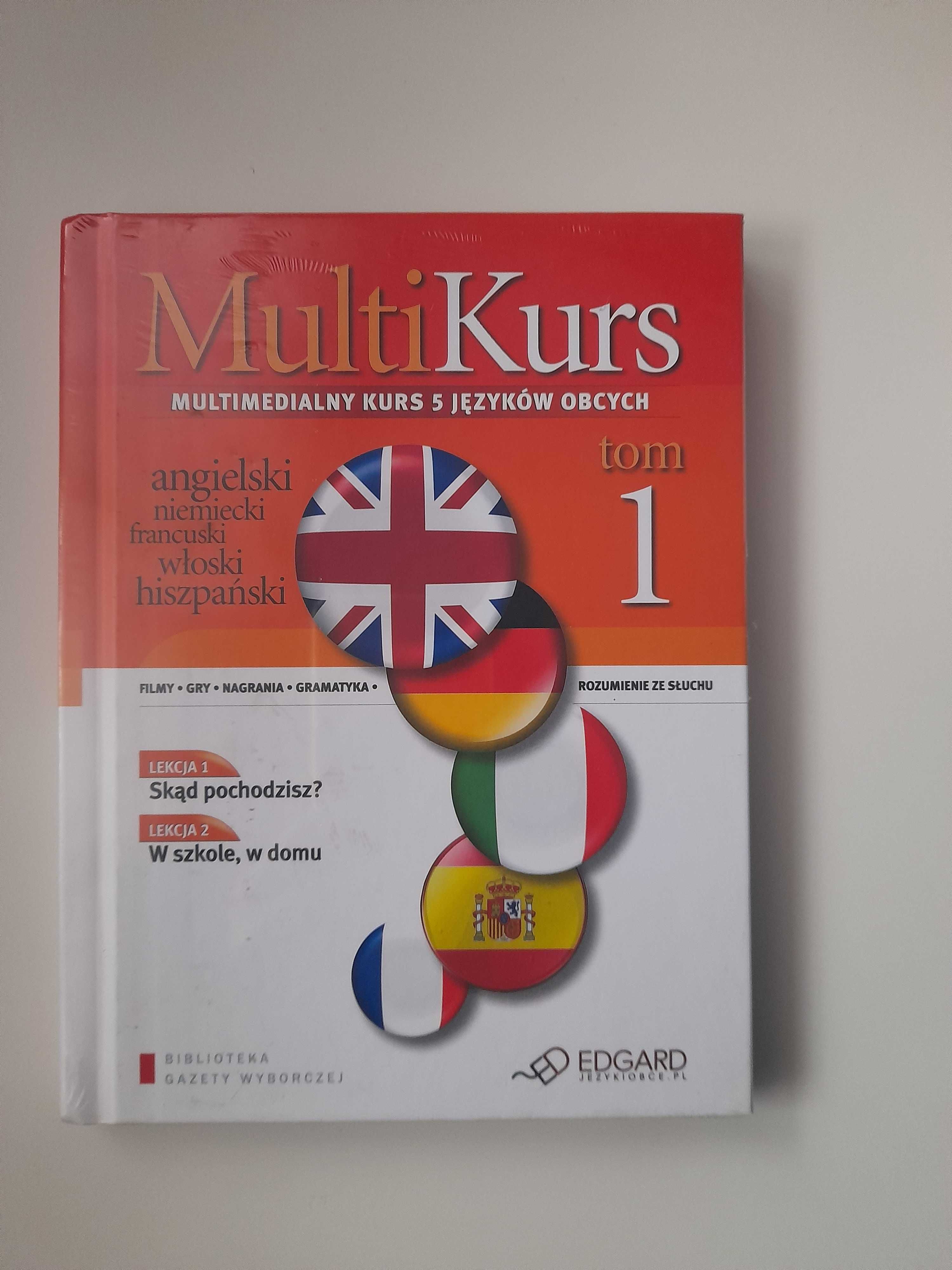 nowy multimedialny kurs 5języków: ang., niem., fr., wł. , hiszp. A1-B1