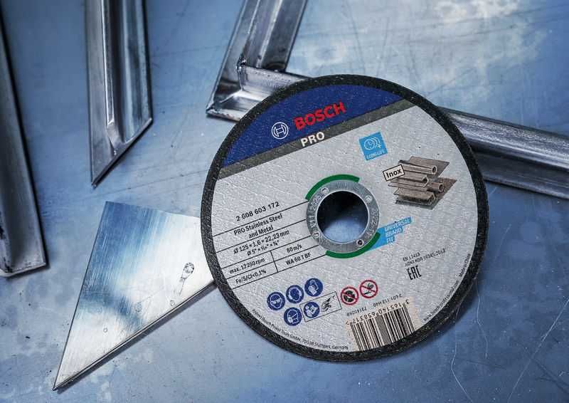 Bosch Tarcza Tnąca 125x1,6mm PRO do INOX i Metalu 100szt.
