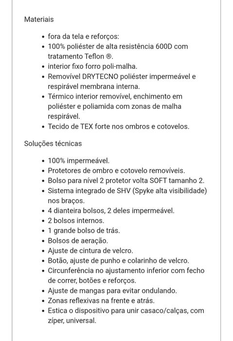 Blusão motard Spyke