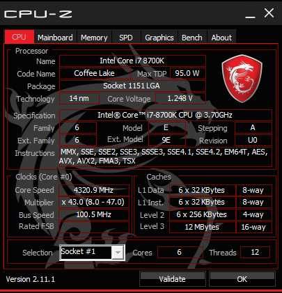 Komputer i7-8700K