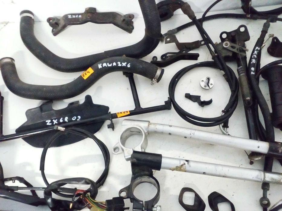 Kawasaki zx6r , zx-6r , zx 6 osłona uchwyt mocowanie kierownica części