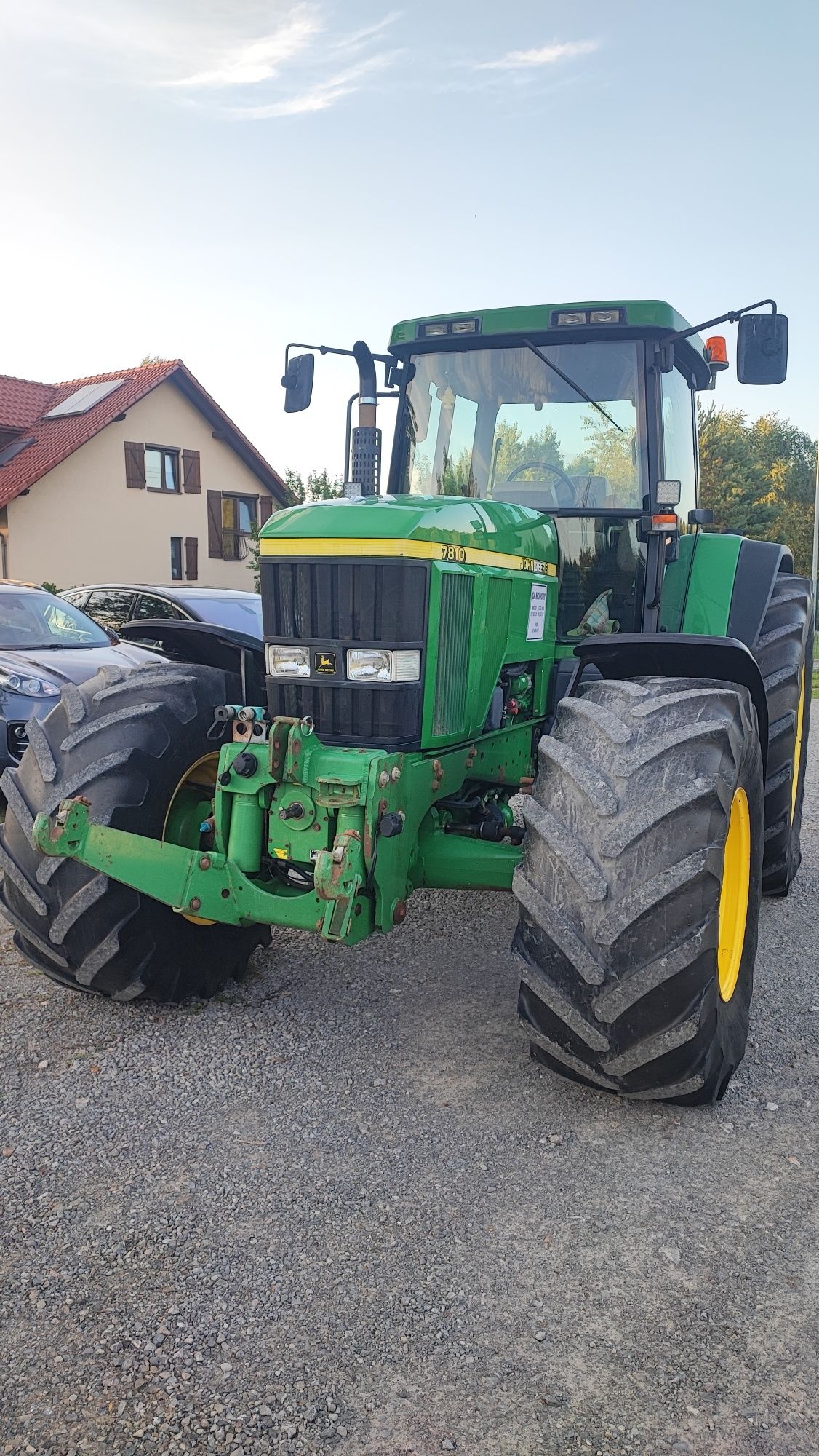 John Deere 7810 pneumatyka sprowadzony