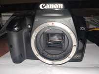 Conjunto de fotografia Canon 1000D