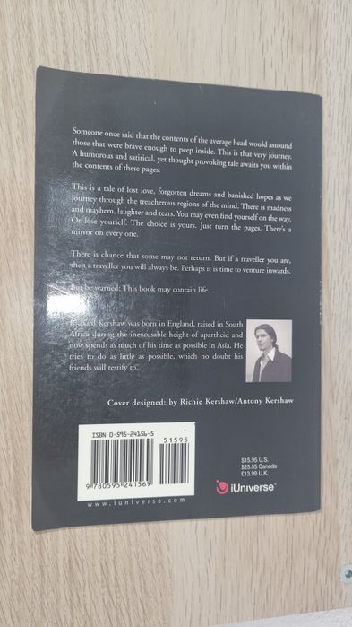 Warning the book may contain life