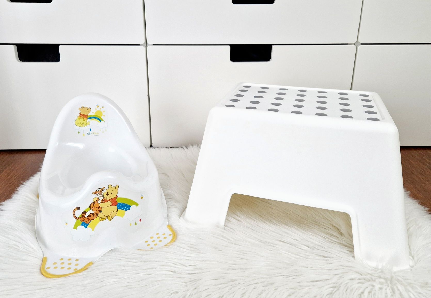 Zestaw dla dziecka nocnik + podest Bolmen Ikea stan bdb