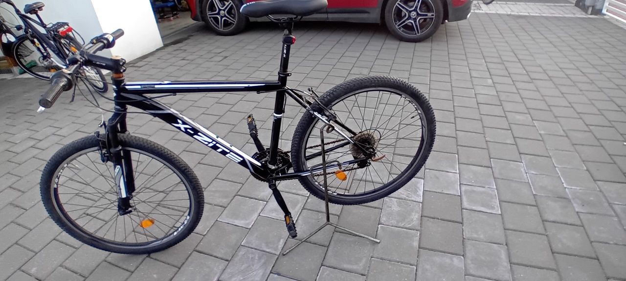 MTB X-ZITE 26 cali Shimano Tourney 3x7 oświetlenie led bateryjne