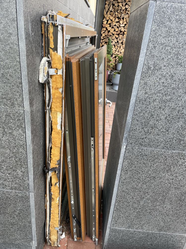 Okno z demontazu Drutex Dab, szer 205, wys 133,
