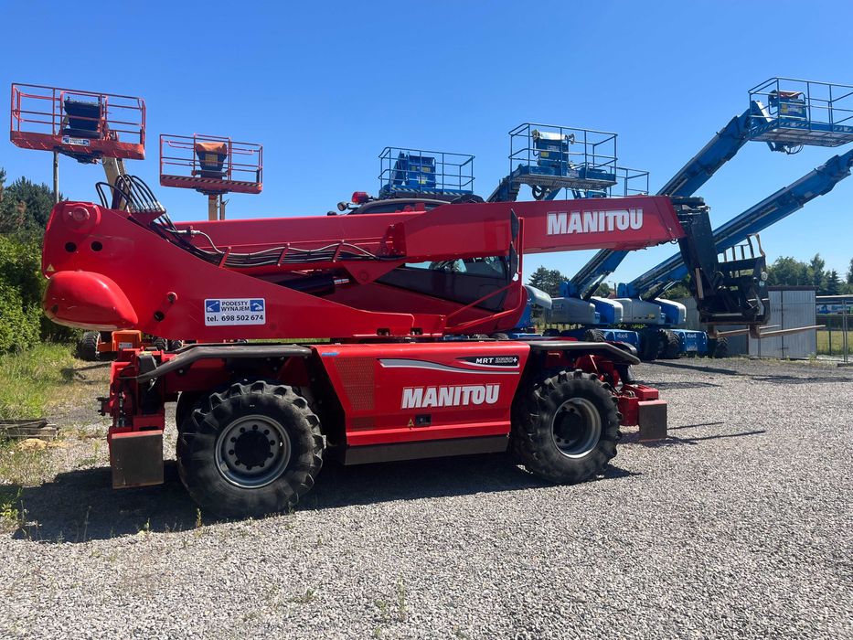 Wynajem podnośników przegubowych oraz teleskopowych od 16 m do 43 m.