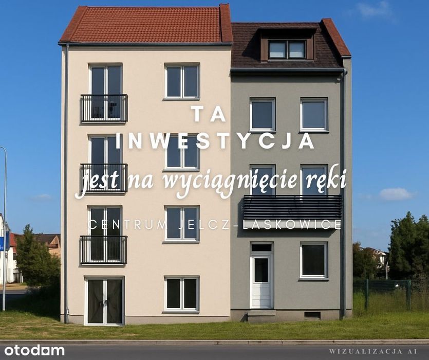 DZIAŁKA szeregowa z POZWOLENIEM na budowę