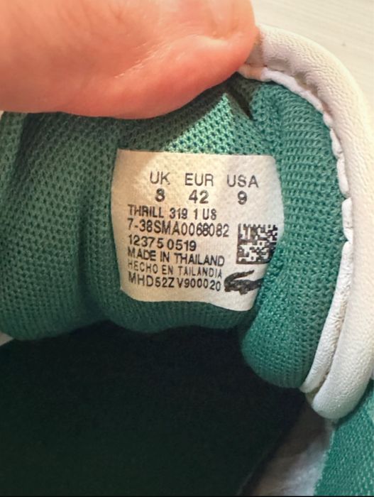 Tenis lacoste brancos