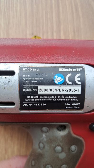 Wkrętarka Einhell RT-CD 18Li